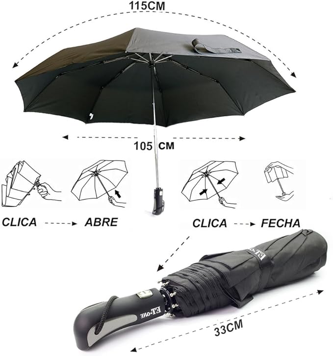Guarda-Chuva Original Abre e Fecha Automático 2