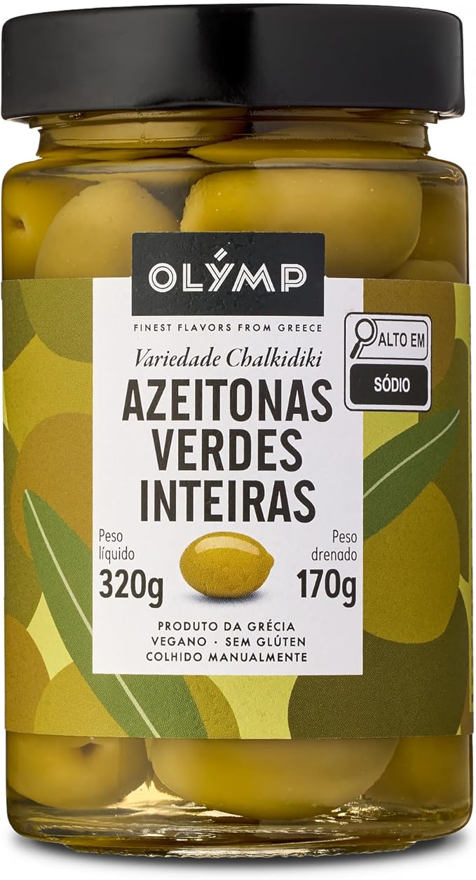 Azeitonas Verdes Inteiras com Caroço 1