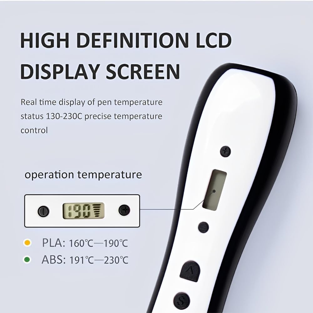Caneta 3D RP700C com Tela OLED 3