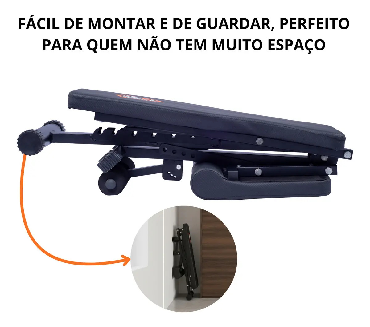 Banco de Supino Regulável 3 em 1 ITS Fitness 2