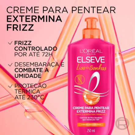 Creme para Pentear Extermina Frizz Liso dos Sonhos  3