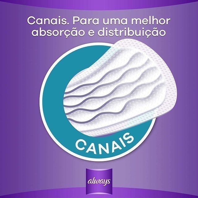 Protetor Diário Always Respirável com 80 Unidades 5