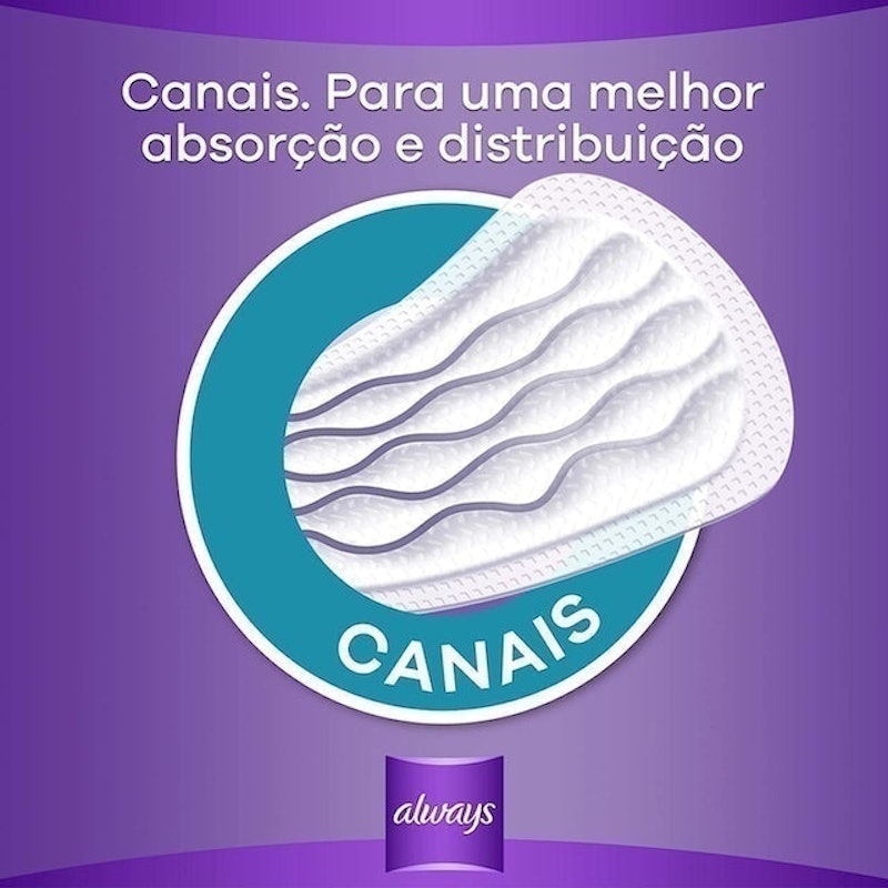 Protetor Diário Always Respirável com 80 Unidades 5