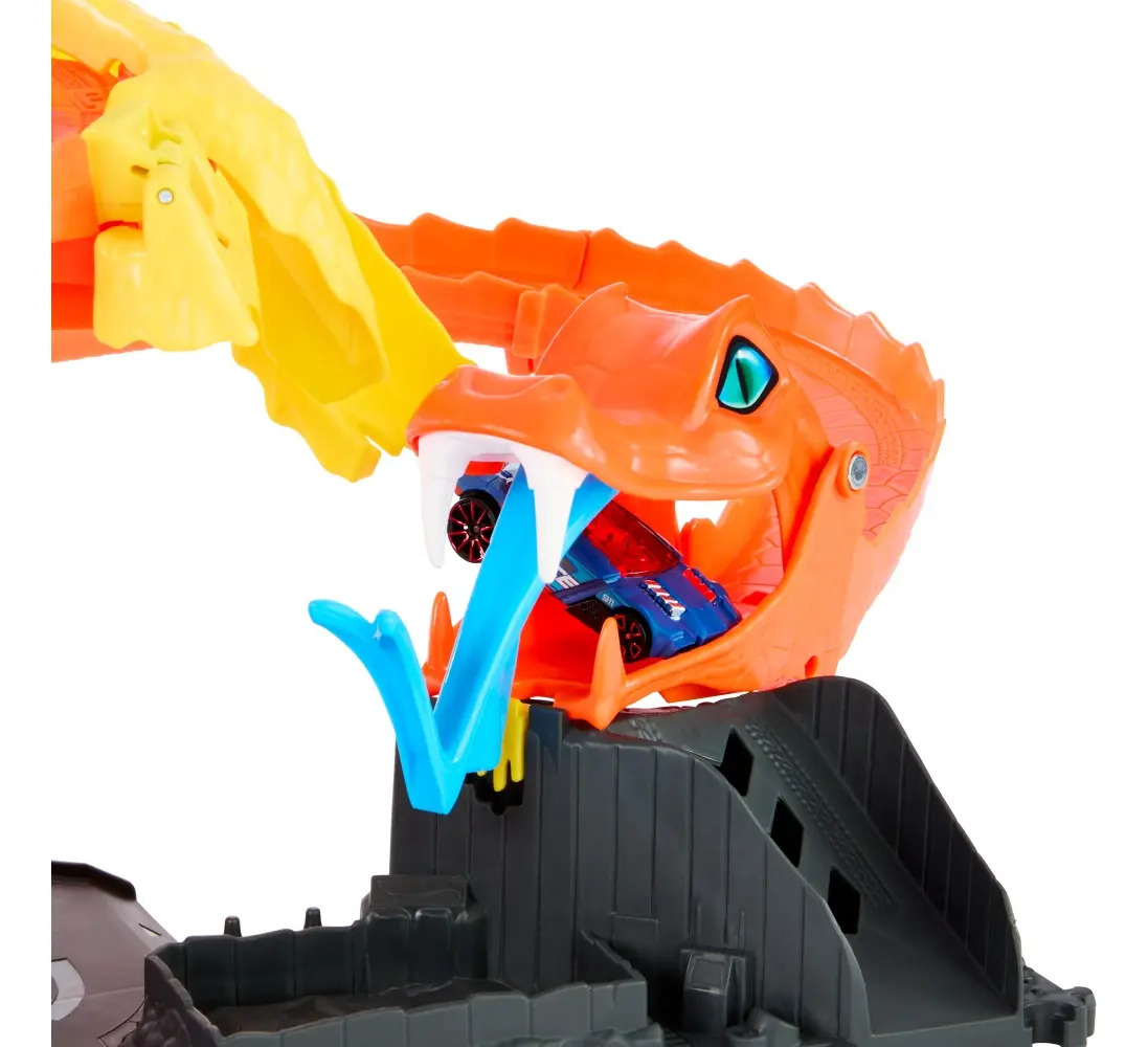 Pista Hot Wheels City Ataque de Cobra vs Pizzaria 4