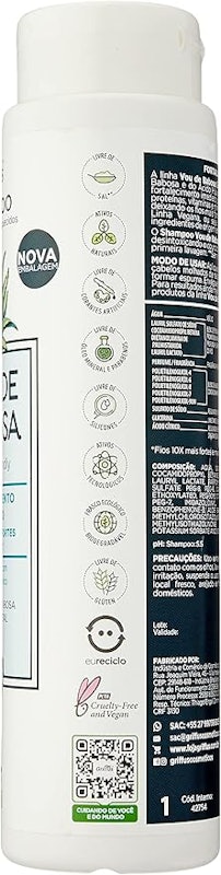 Shampoo Vou de Babosa Griffus – Fortalecimento e Hidratação 3