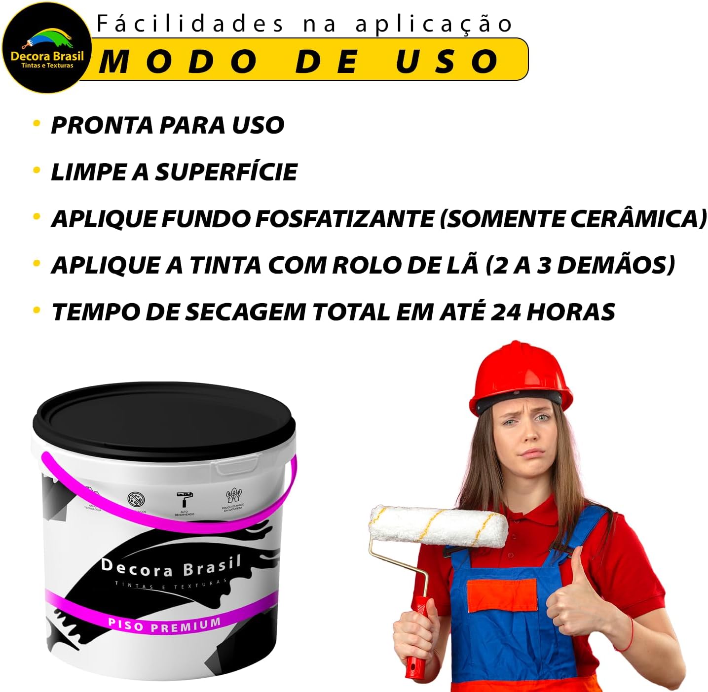 Tinta Piso Premium à Base D'Água 3