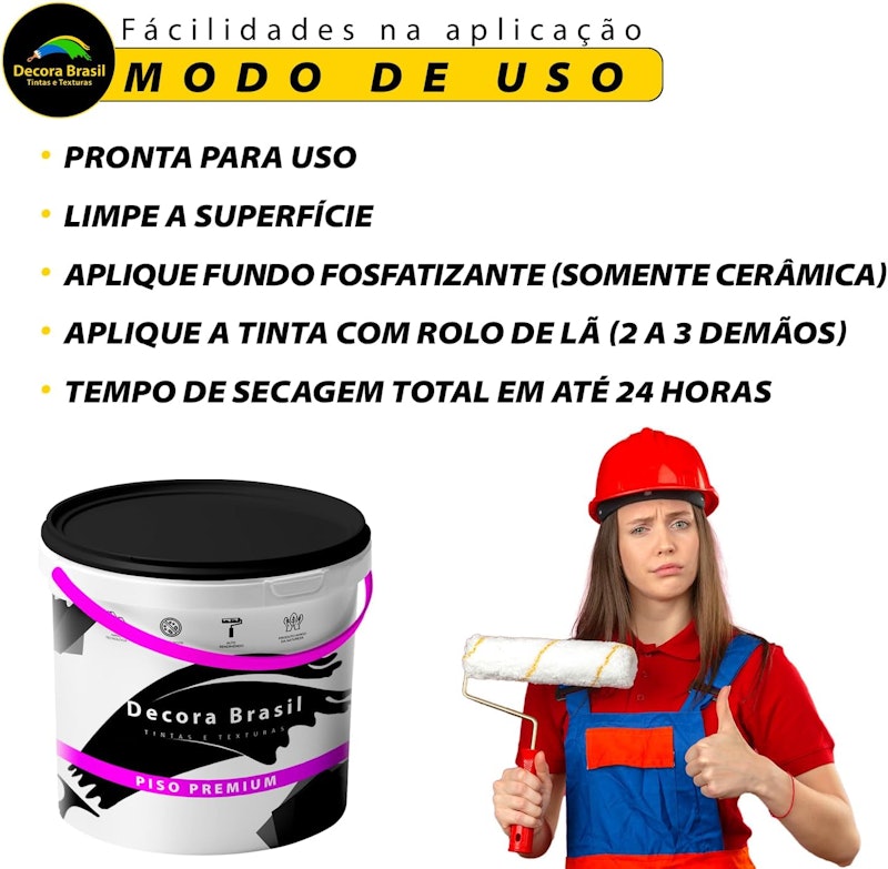 Tinta Piso Premium à Base D'Água 3