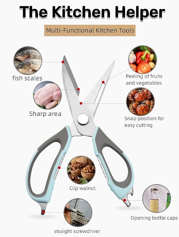 Tesoura Multifuncional de Cozinha 6 em 1 4
