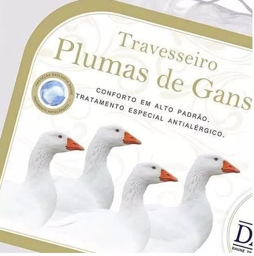 Travesseiro Daune 100% Plumas de Ganso 2