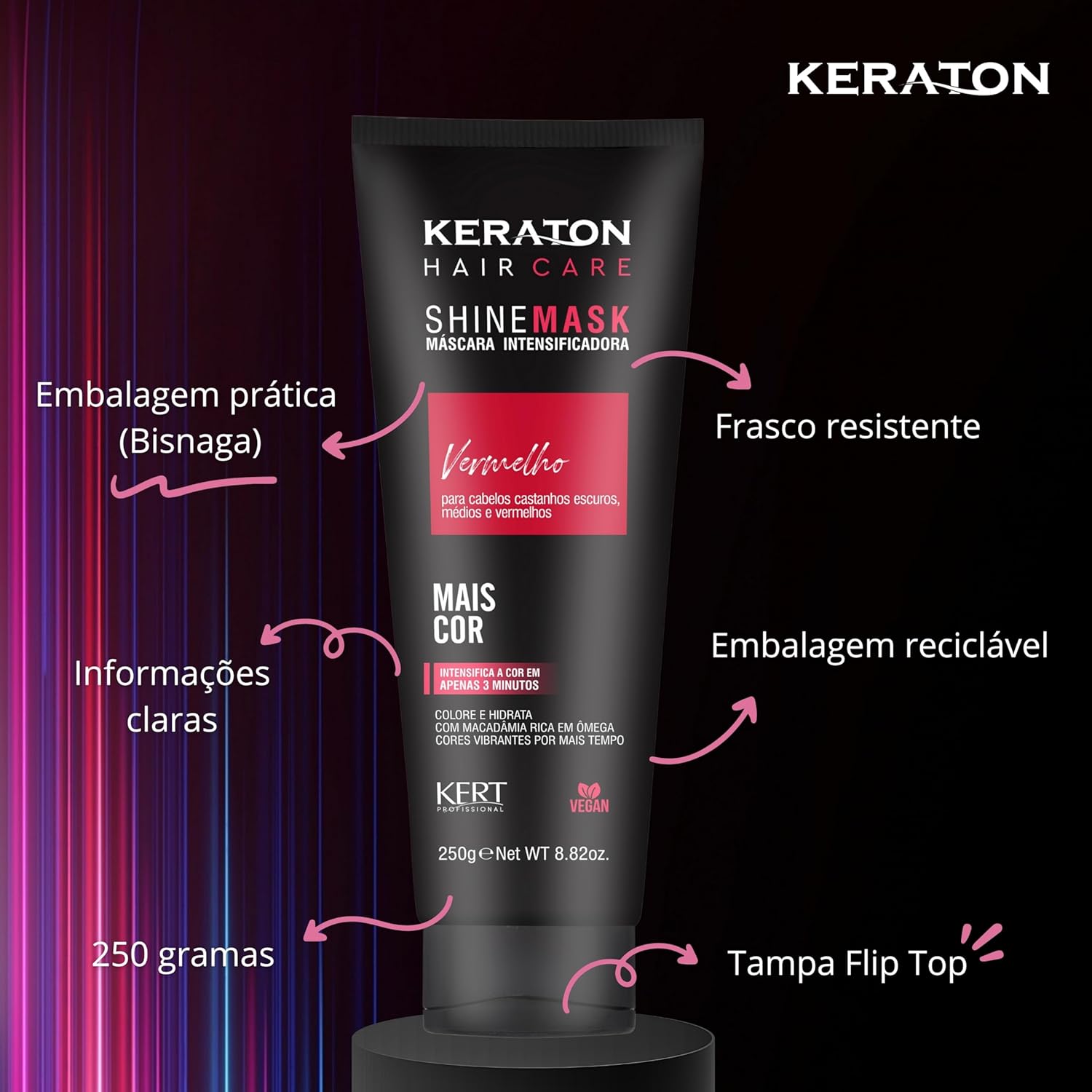 Shine Mask Vermelho 4