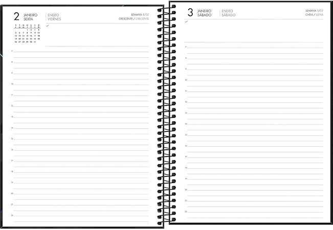 Agenda Executiva Espiral Diária Spot 2026 Tilibra 4