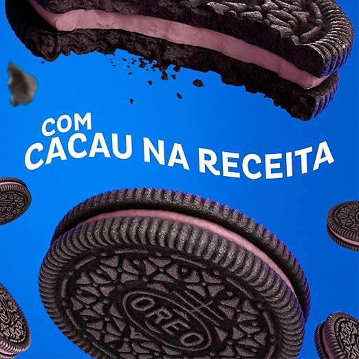 Biscoito Recheado Oreo Milkshake de Morango Multipack 2