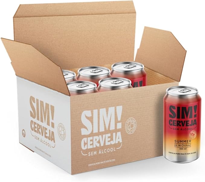 SIM! Cerveja sem Álcool - Summer - Kit com 6 Latinhas 1