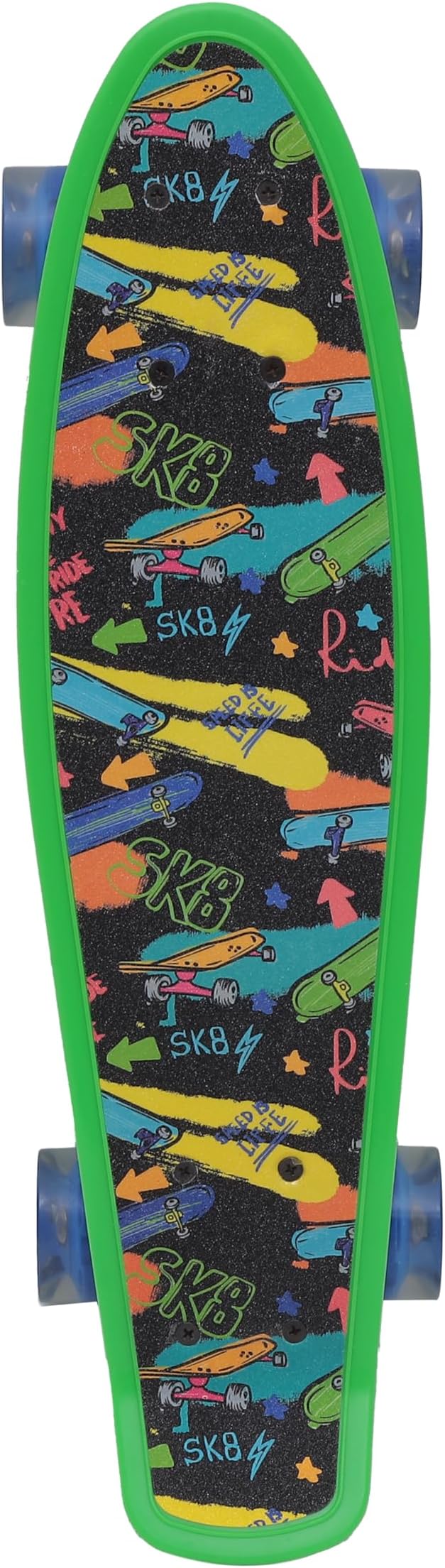 ZippSkate Infantil em Plástico com Luzes nas Rodas 5