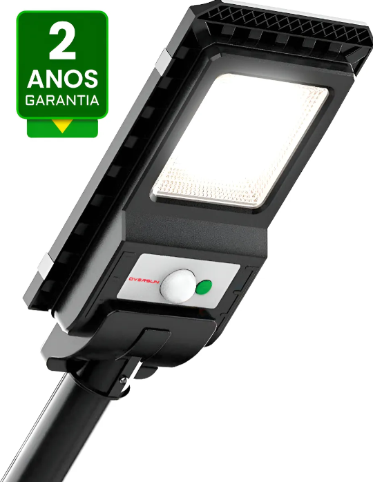 Luminária Refletor Solar Poste 1