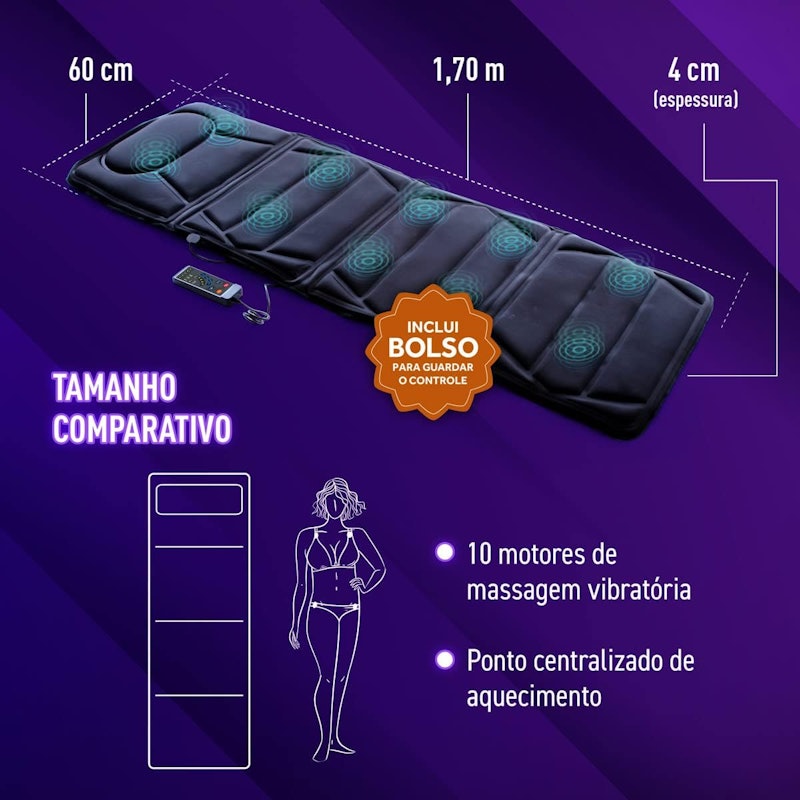 Esteira Massageadora 10 Motores 4