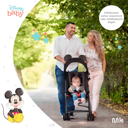 Carrinho Guarda-Chuva Mickey Petit 2