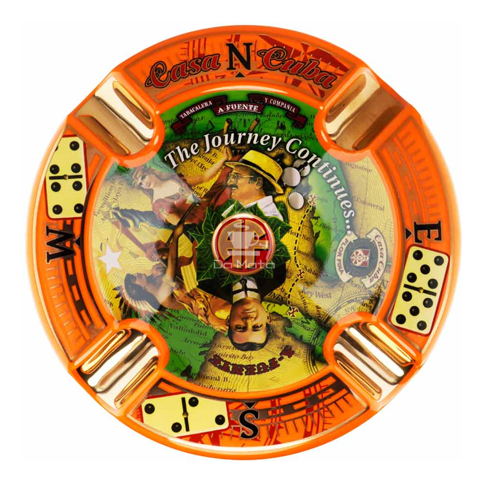 Cinzeiro de Cerâmica Arturo Fuente Casa Cuba 3