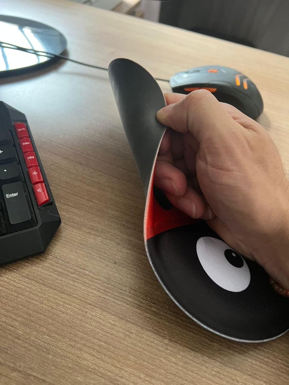 Mouse pad Divertido Ergonômico Joaninha Kawaii 4