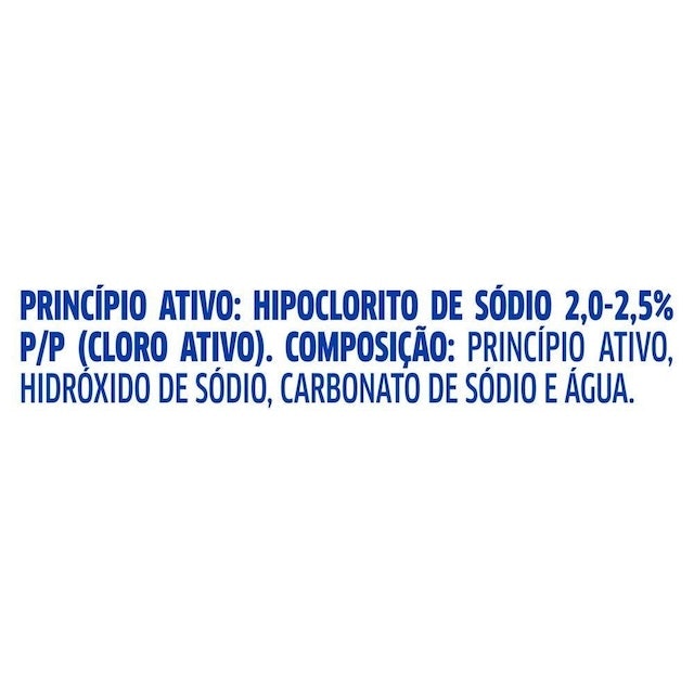 Água Sanitária Brilhante Cloro Ativo 3