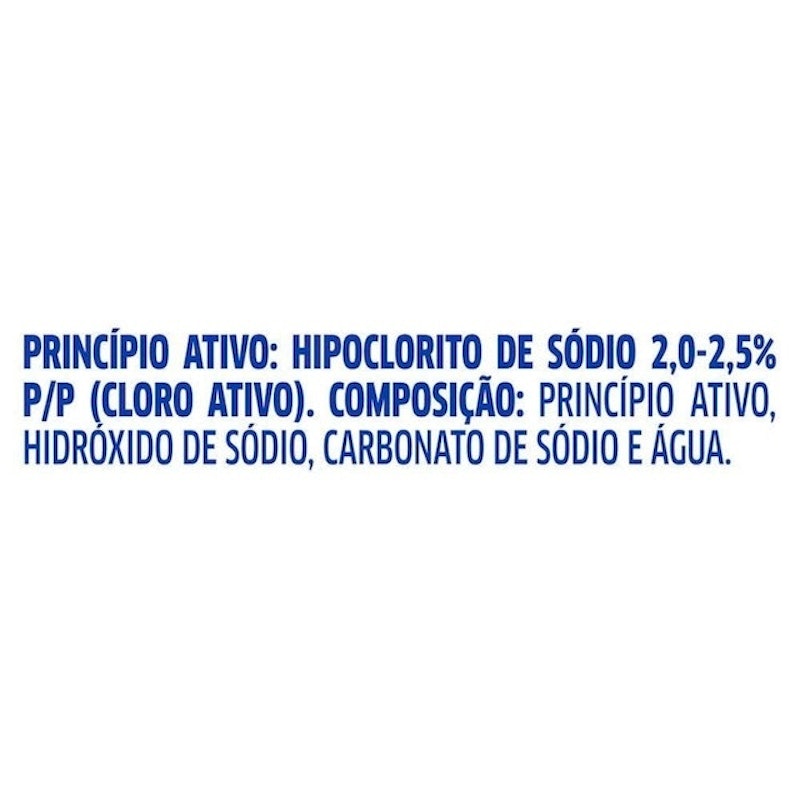 Água Sanitária Brilhante Cloro Ativo 3