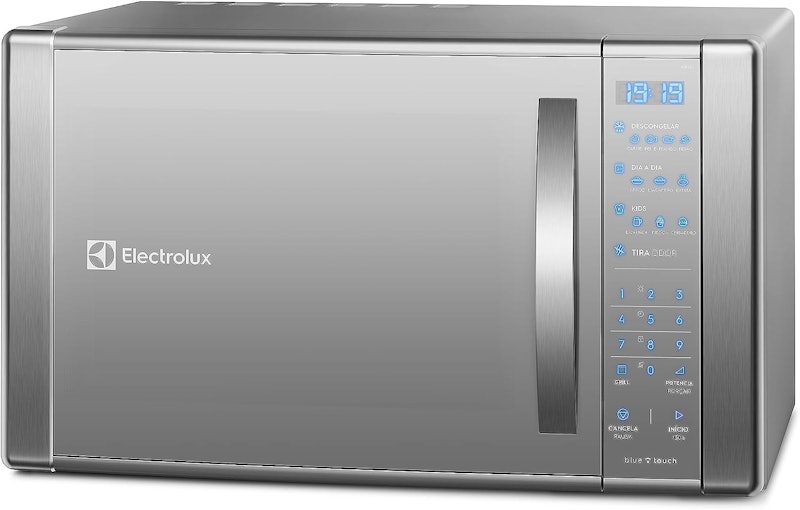 Micro-ondas 31 L Inox Espelhado com Função Grill e Painel Blue Touch 1