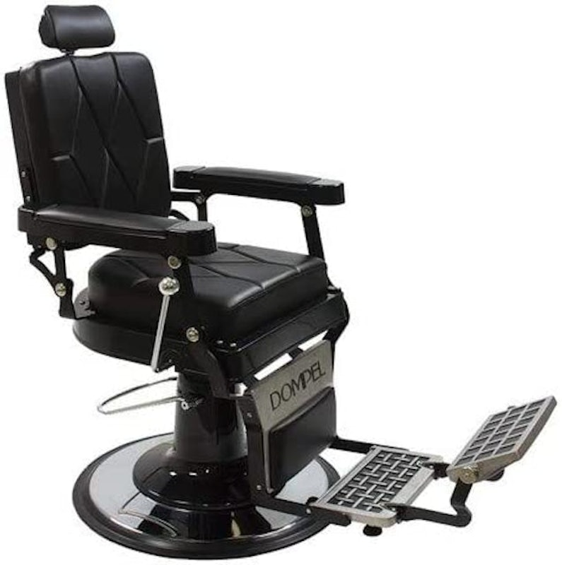 Cadeira de Barbeiro Sevilha Marri pé taça preto