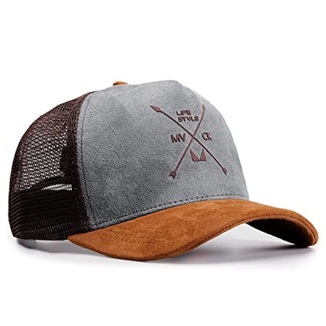 Boné Trucker Aba Curva MVCK Caramelo 1