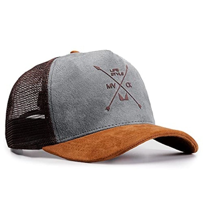 Boné Trucker Aba Curva MVCK Caramelo 1