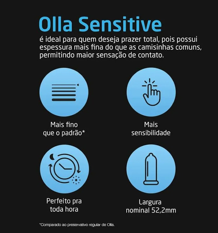 Preservativo Olla Sensitive 2