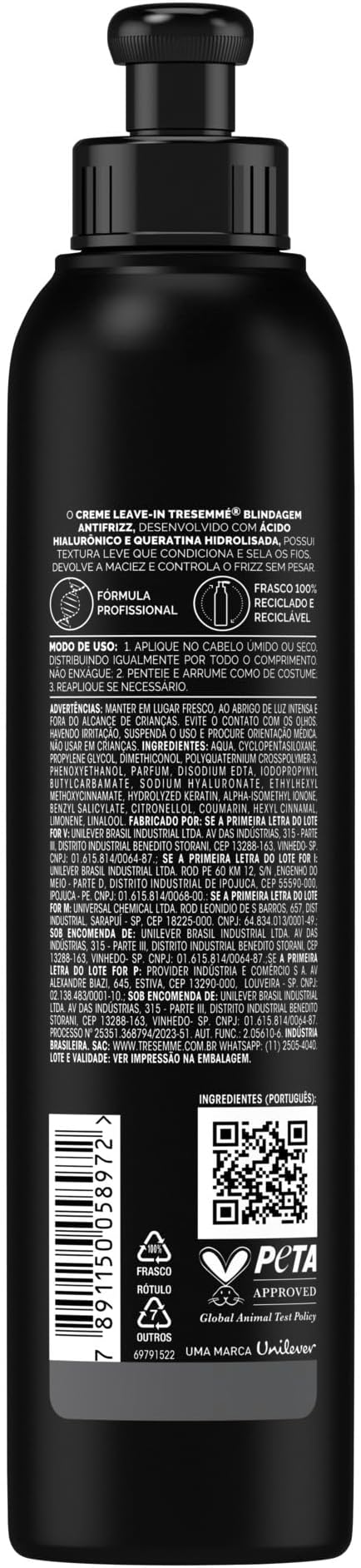 Creme Leave-in TRESemmé Antifrizz 4