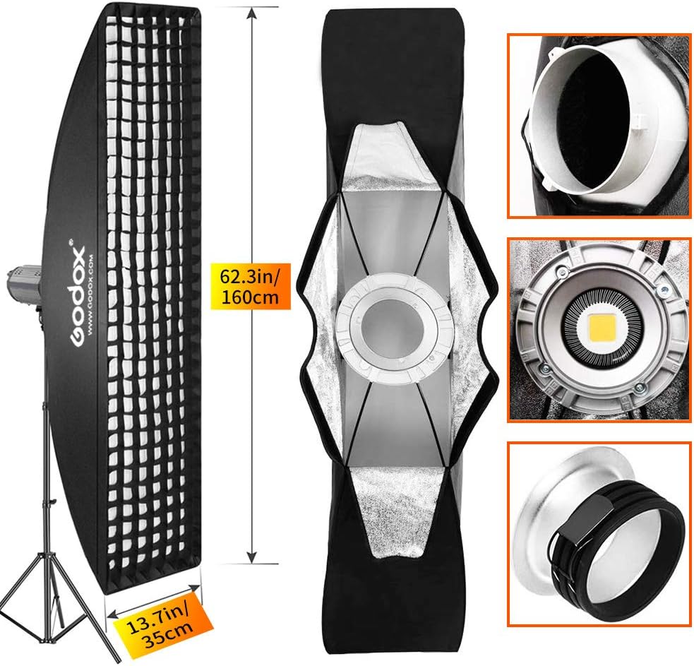 Softbox com Suporte Bowens para Fotografar Flash Speedlite Godox 3