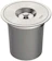 TRAMONTINA Lixeira de Embutir Clean Round em Aço Inox com Balde Plástico 5 L 1
