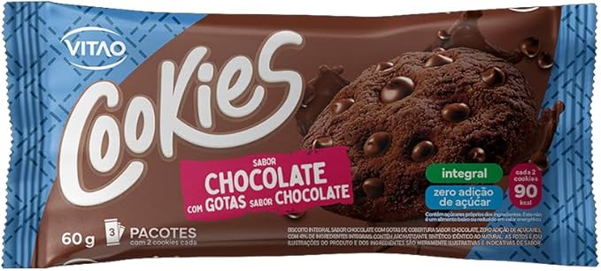 Cookie de Chocolate Zero Açúcar 1