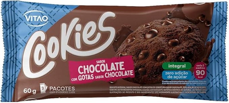 Cookie de Chocolate Zero Açúcar 1