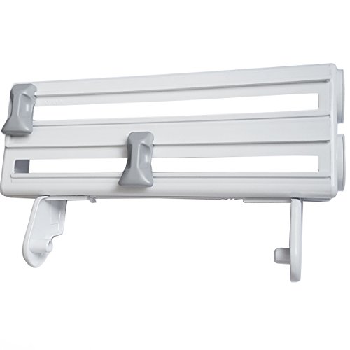 Porta Rolos Maxroll 3 Suportes Papel Toalha Pvc e Alumínio 4