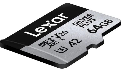 Cartão microSDXC UHS-I SILVER PLUS Lexar Profissional 5