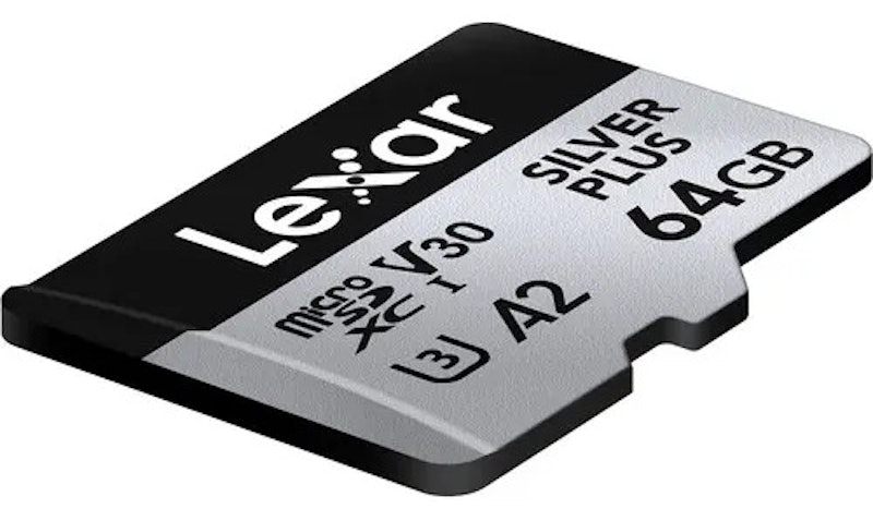 Cartão microSDXC UHS-I SILVER PLUS Lexar Profissional 5