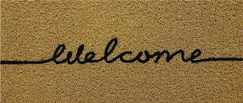 Capacho Vinil Long Welcome 1