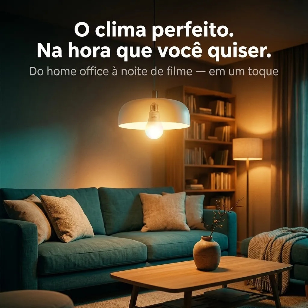 Lâmpada Smart Wi-Fi Elgin Smart Color Bulbo LED 2