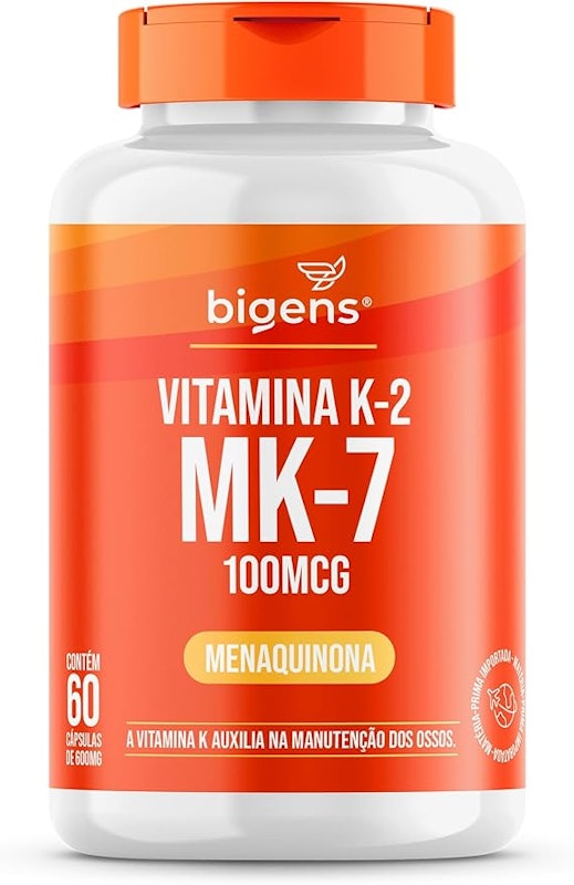 Vitamina K2 MK7 Menaquinona 100 mcg 1