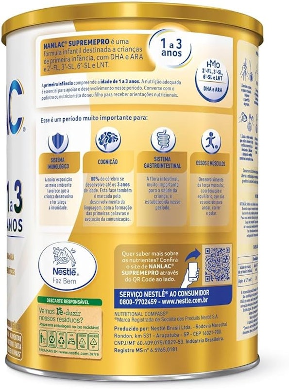 Fórmula Infantil de Primeira Infância Nanlac Supreme Pro 3