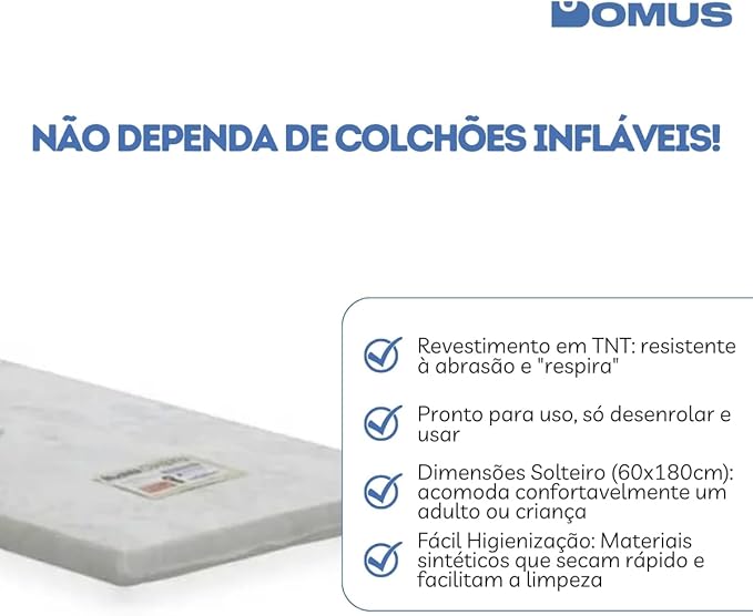 Colchonete Camping Blue Magazine Ortobom 5