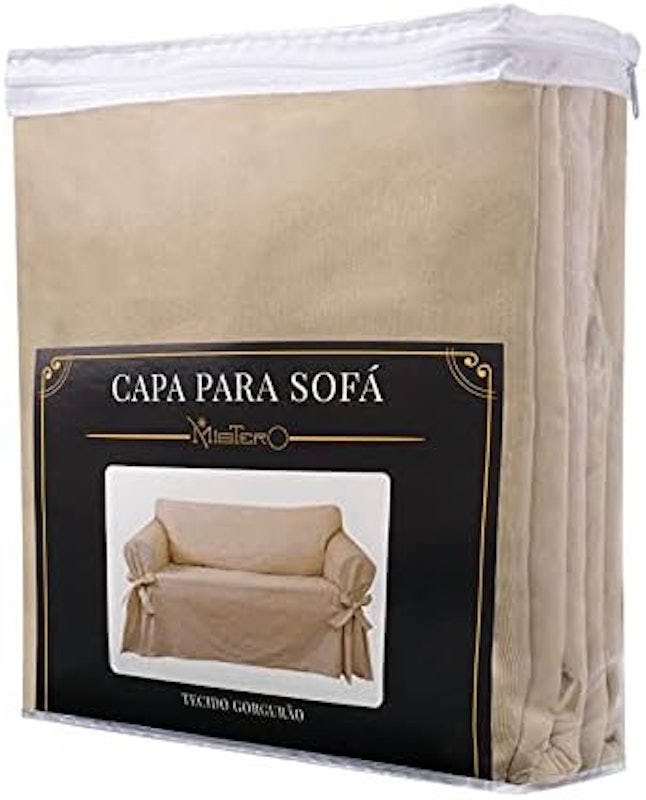 Capa para Sofá de 4 Lugares em Gorgurão 2