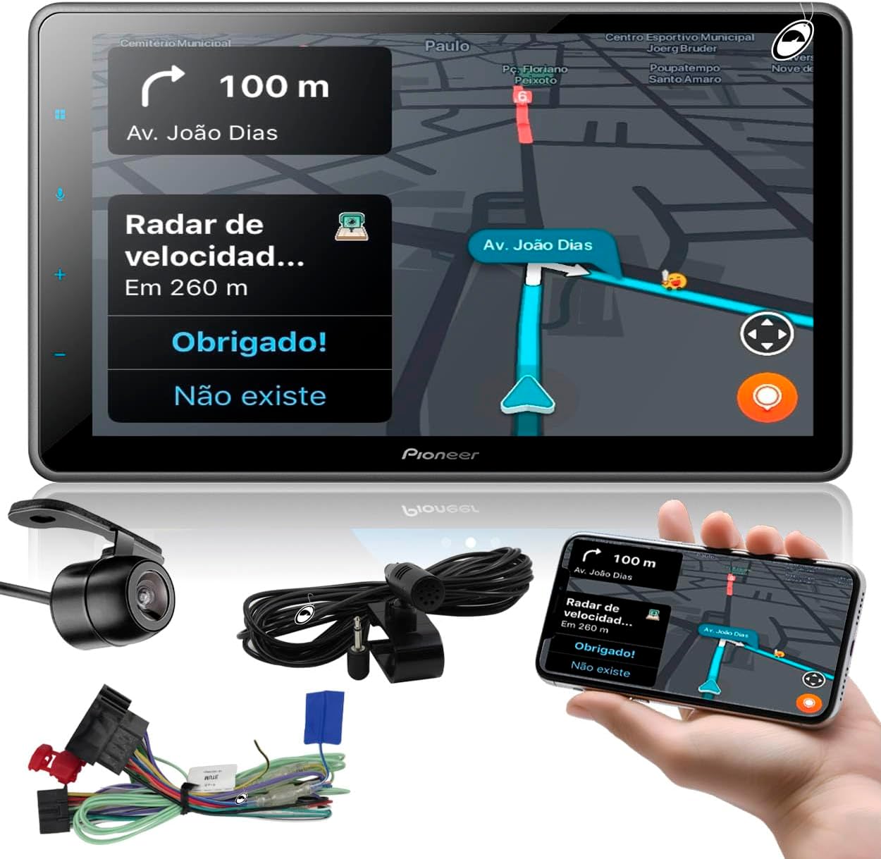 Top 10 Melhores Centrais Multimídia Pioneer  (6,2", 6,8" e mais) 4