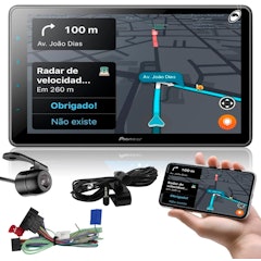 Multimídia Receiver com Tela Flutuante de 9" Capacitiva