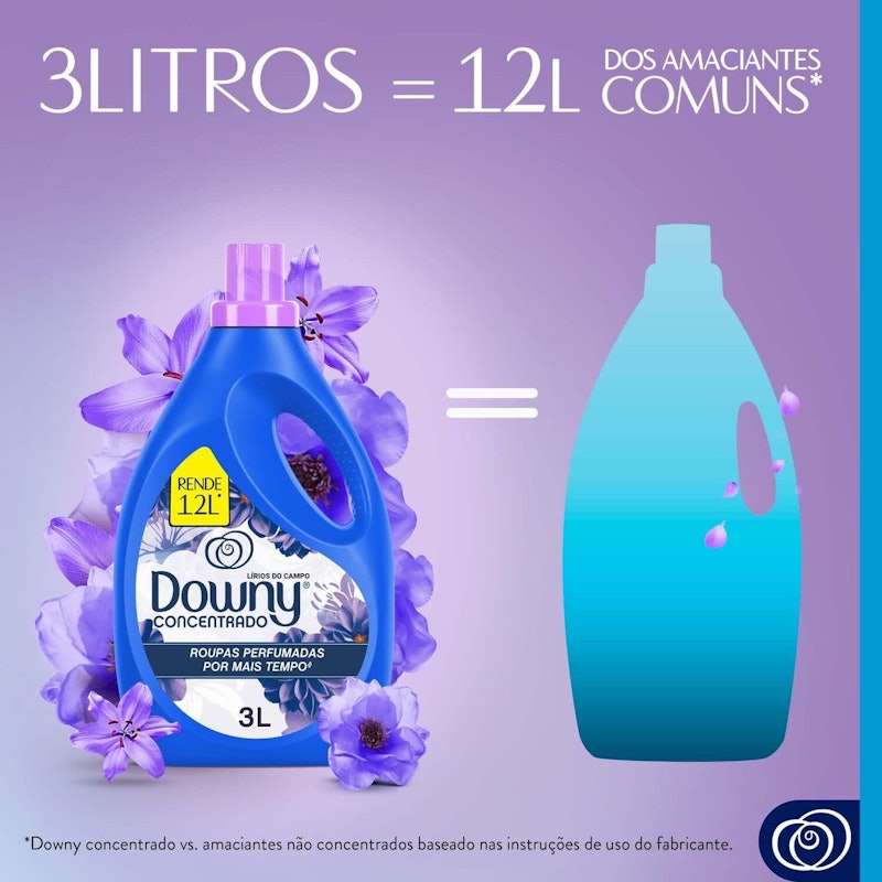 Amaciante Downy Lírios do Campo (3 L) 2