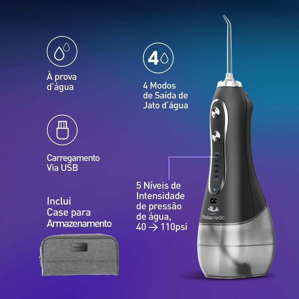 Irrigador Oral Jet Clean sem Fio 3