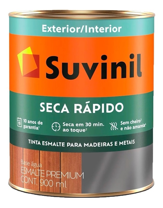 Tinta Esmalte para Madeiras e Metais Seca Rápido 1