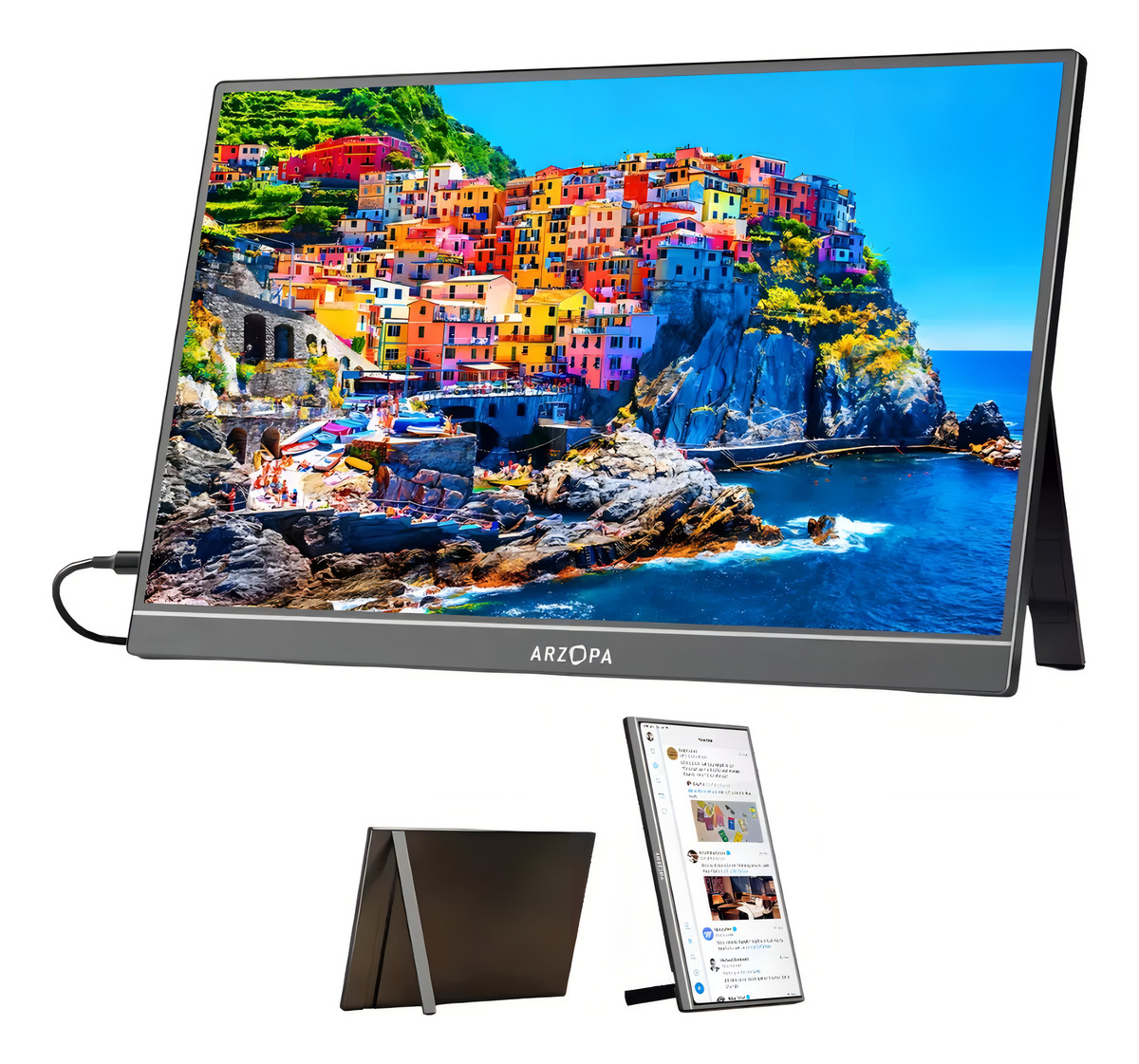 A1 Monitor Portátil para Trabalho | 15,6" 2